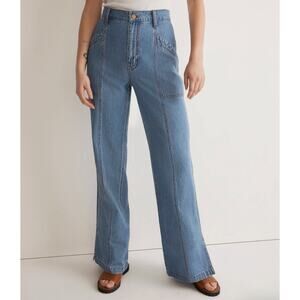 Madewell Relaxed Loose Flare Jeans / Sz 26 / Thorndale Wash